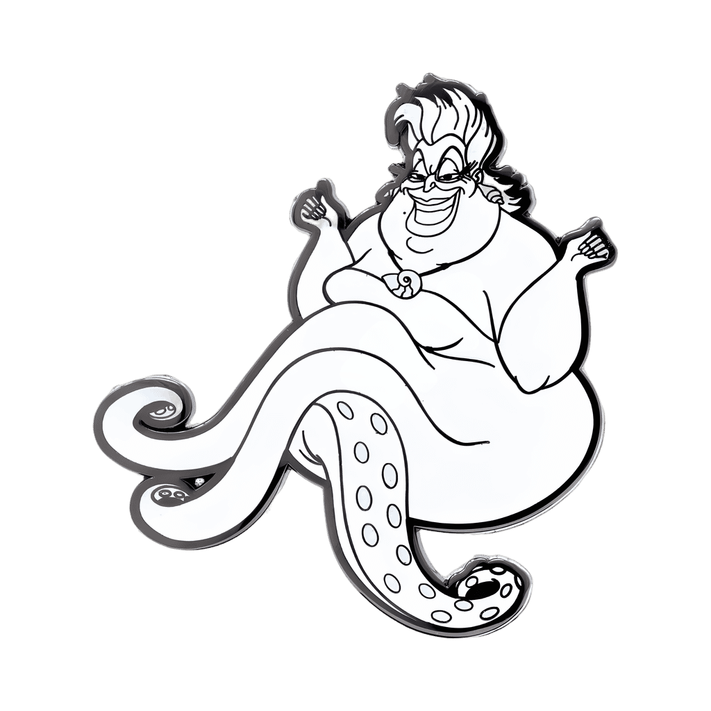 Ursula (White Out) Disney pin
