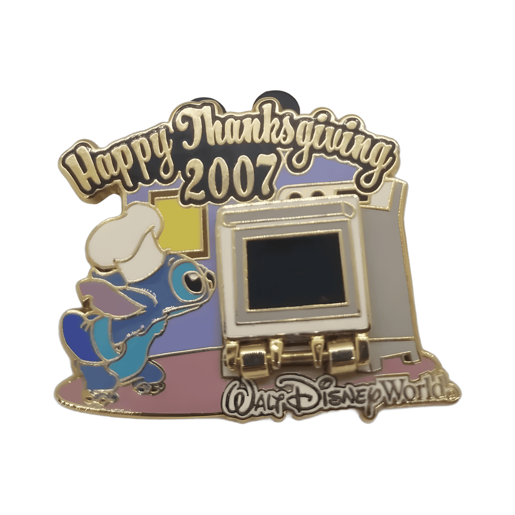 Happy Thanksgiving 2007 - Chef Stitch Disney pin