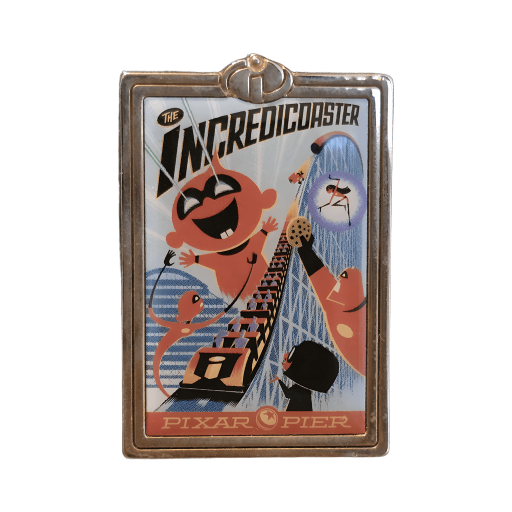 Incredicoaster Poster Disney pin