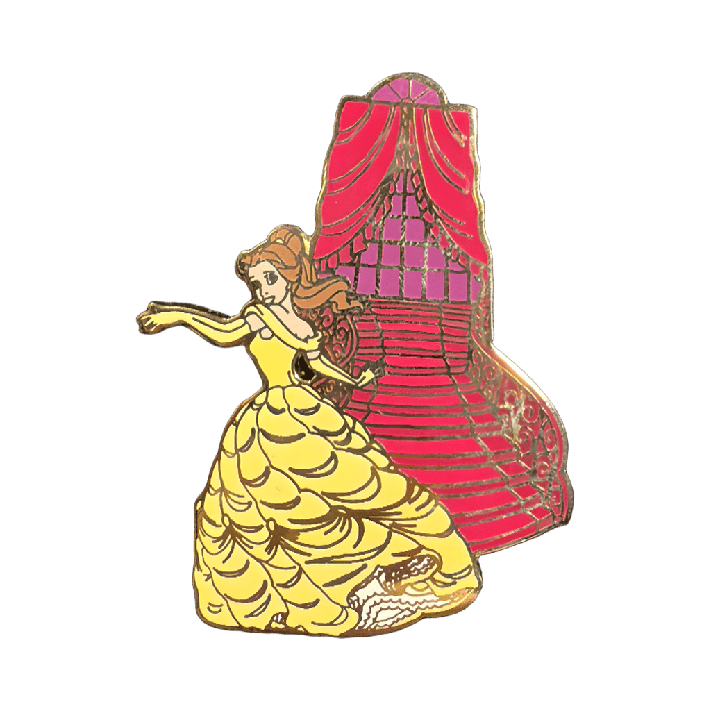 Belle at Staircase Disney pin
