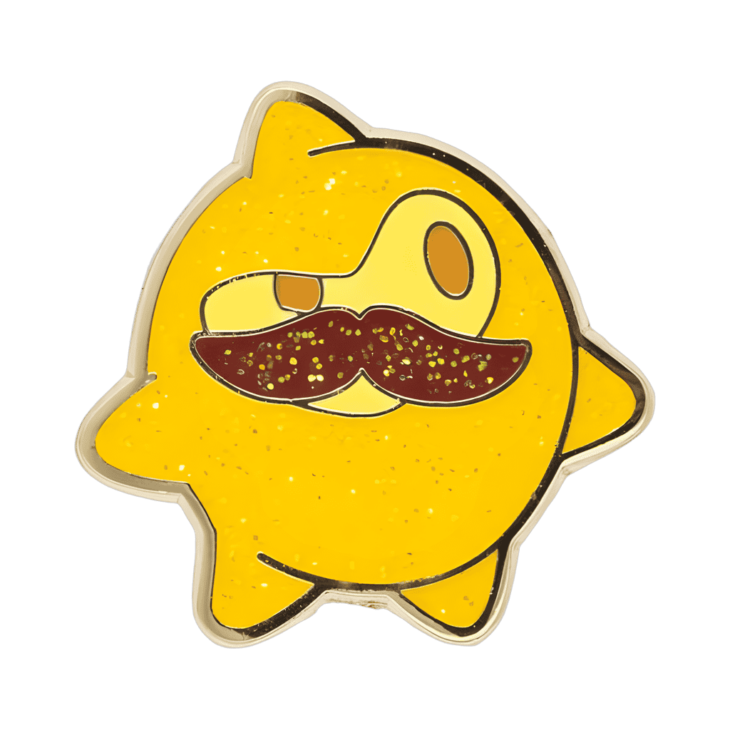 Star with Mustache Disney pin