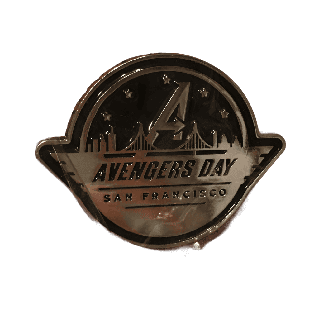 Marvel Avengers Day San Francisco cityscape Disney pin