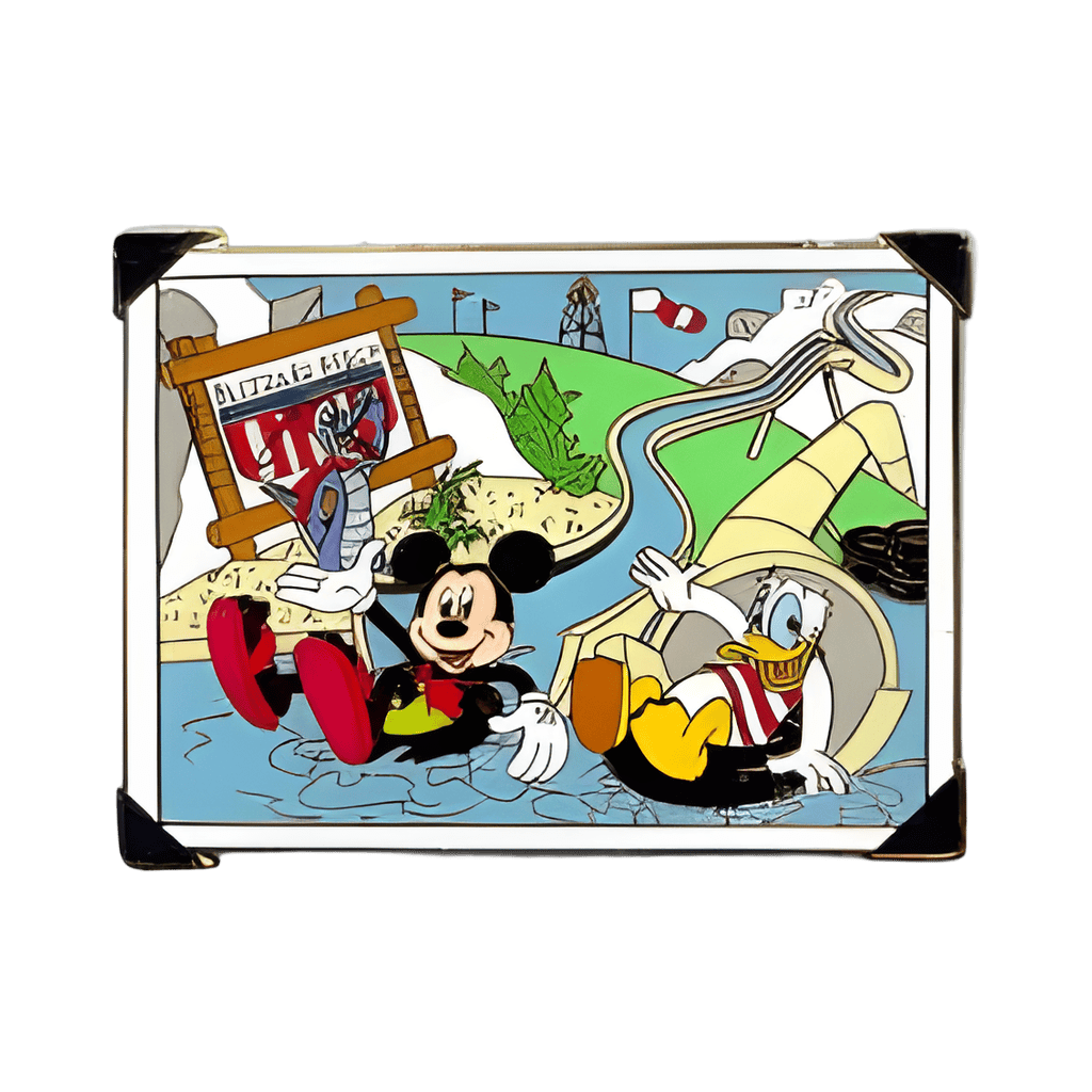 Sports & Recreation - Blizzard Beach - Mickey, Donald & Ice Gator Disney pin