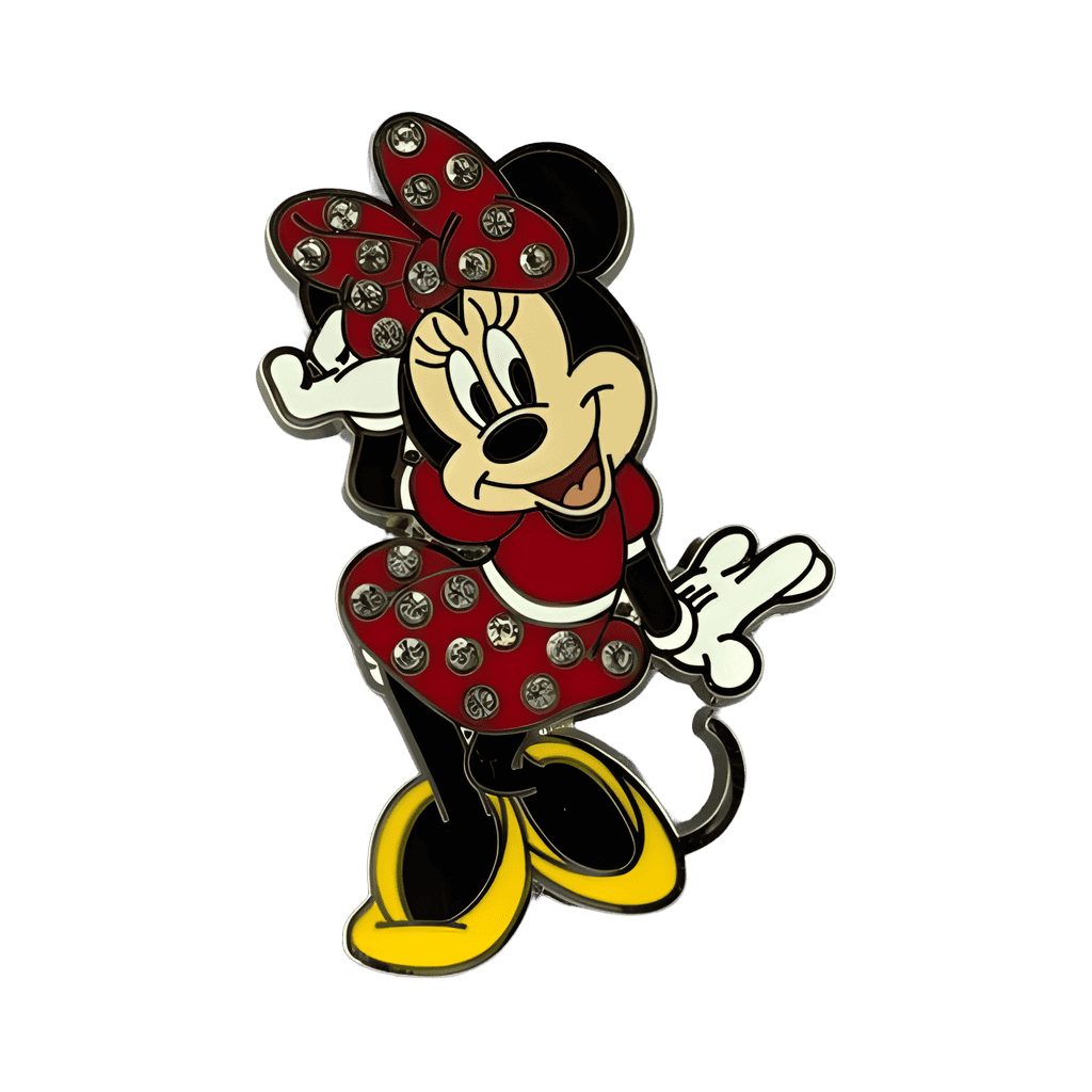 Jeweled Minnie Mouse Disney pin
