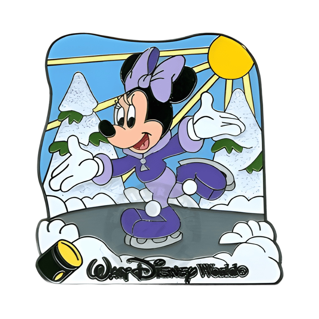 Minnie Ice Skating Disney pin