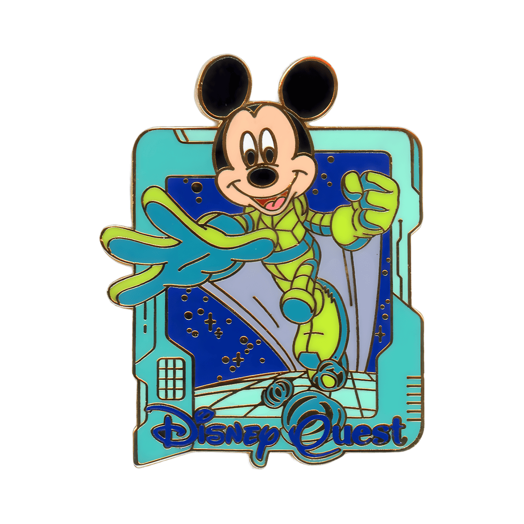 Mickey in a Bright Green Spacesuit - Virtual Reality Disney pin