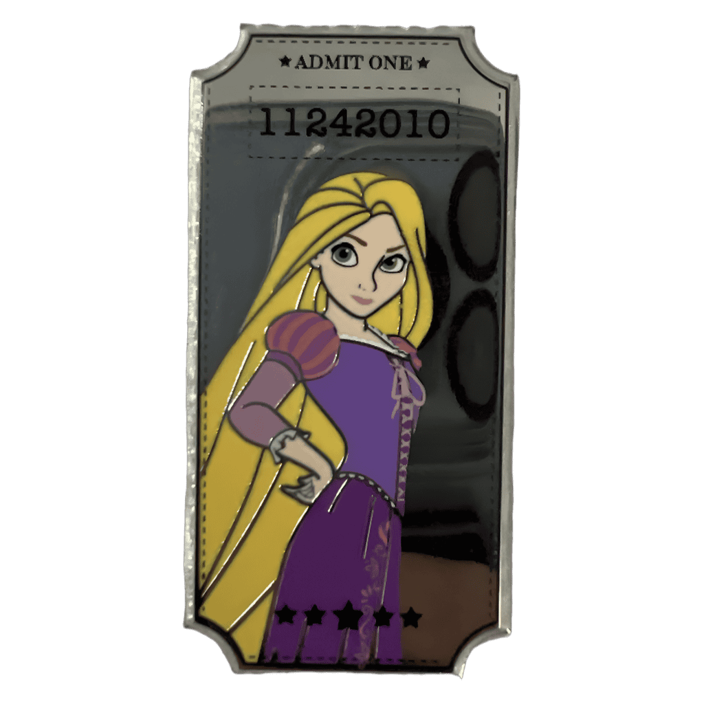 Rapunzel Ticket Disney pin