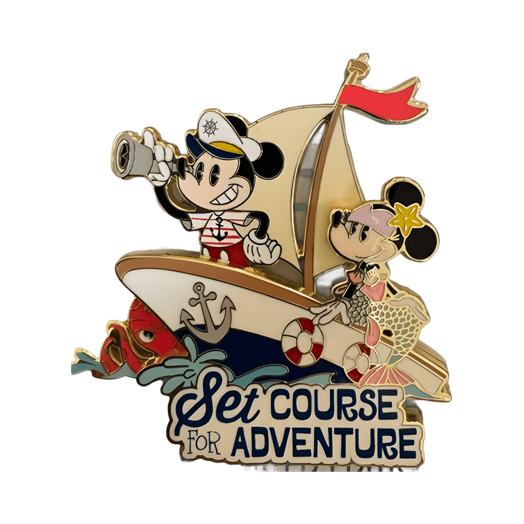 Mickey and Minnie Disney pin