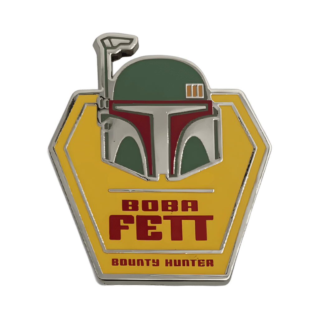 Boba Fett Logo Disney pin