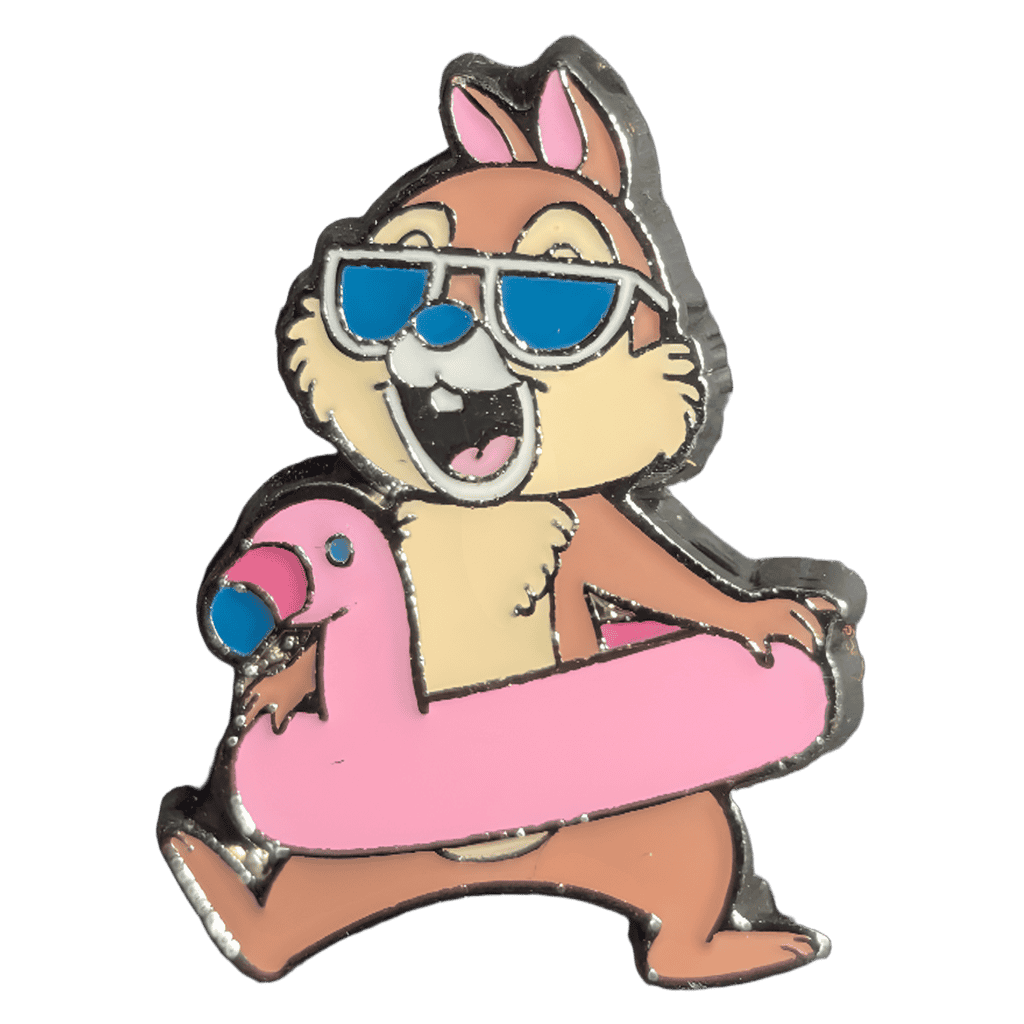 Chip with Flamingo Floaty Disney pin