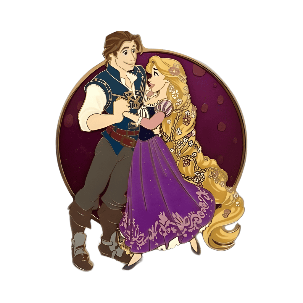 Dancing Rapunzel and Flynn Disney pin