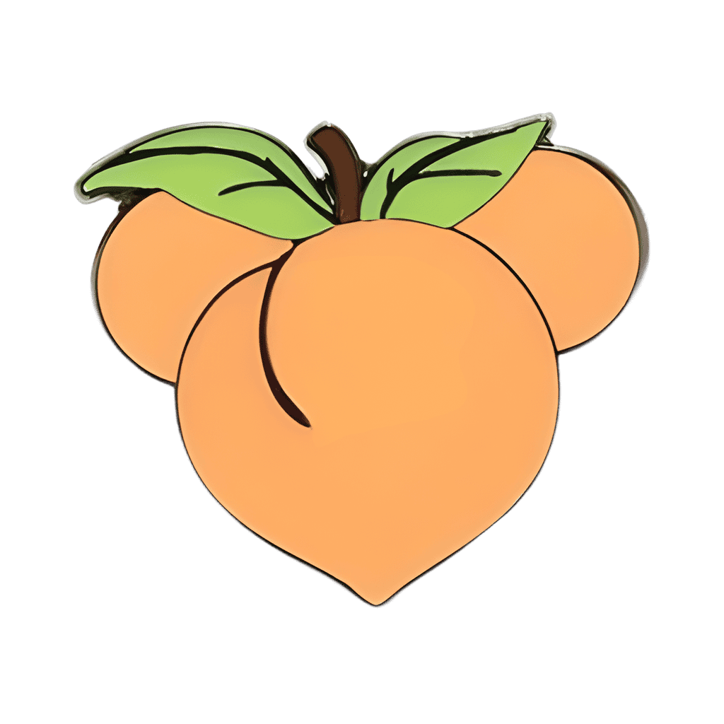 Peach Disney pin