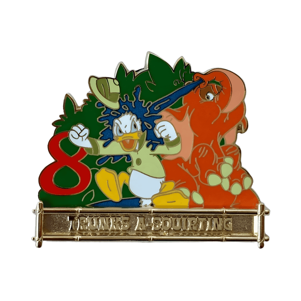 8 Trunks A Squirting Disney pin