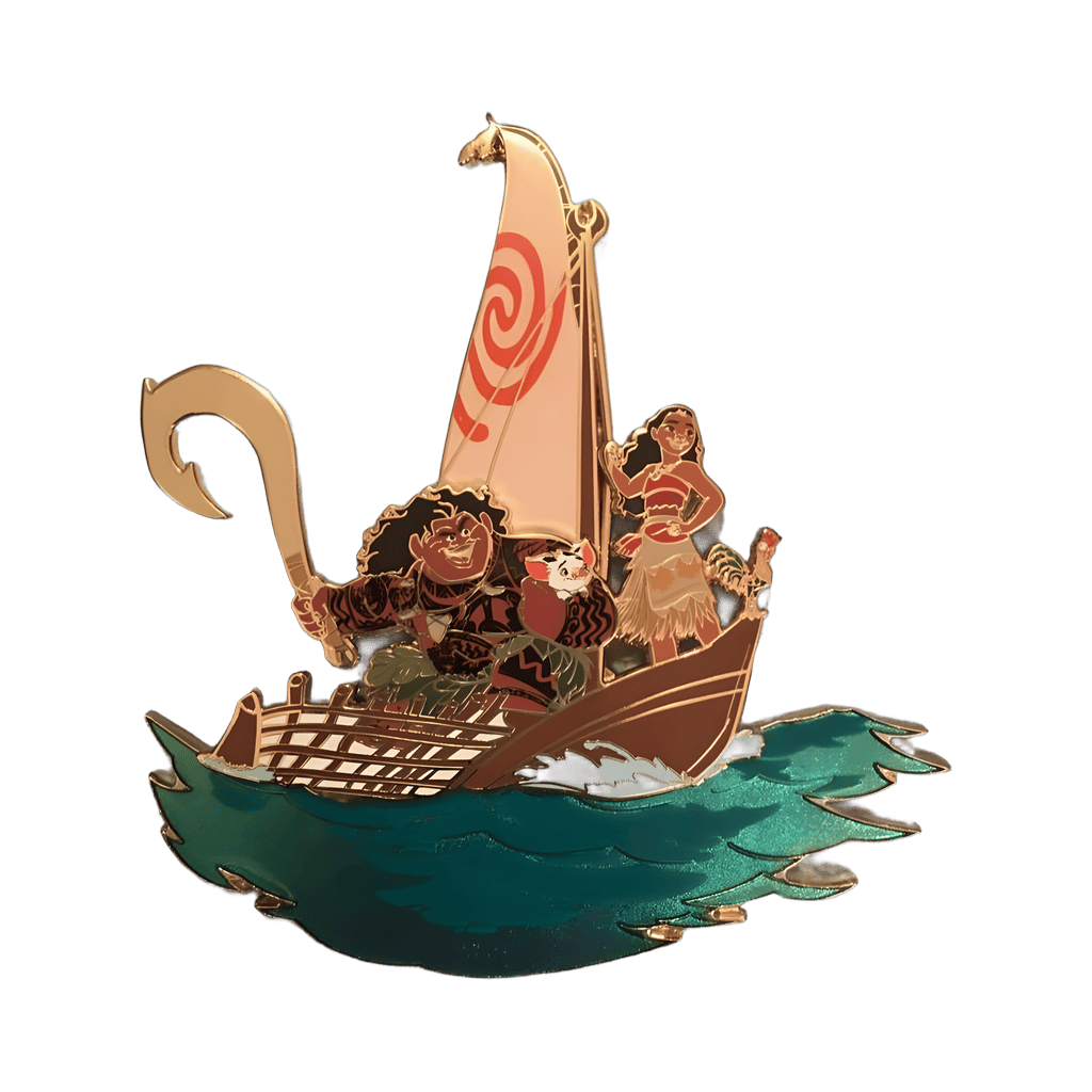 Moana, Maui and Pua Disney pin