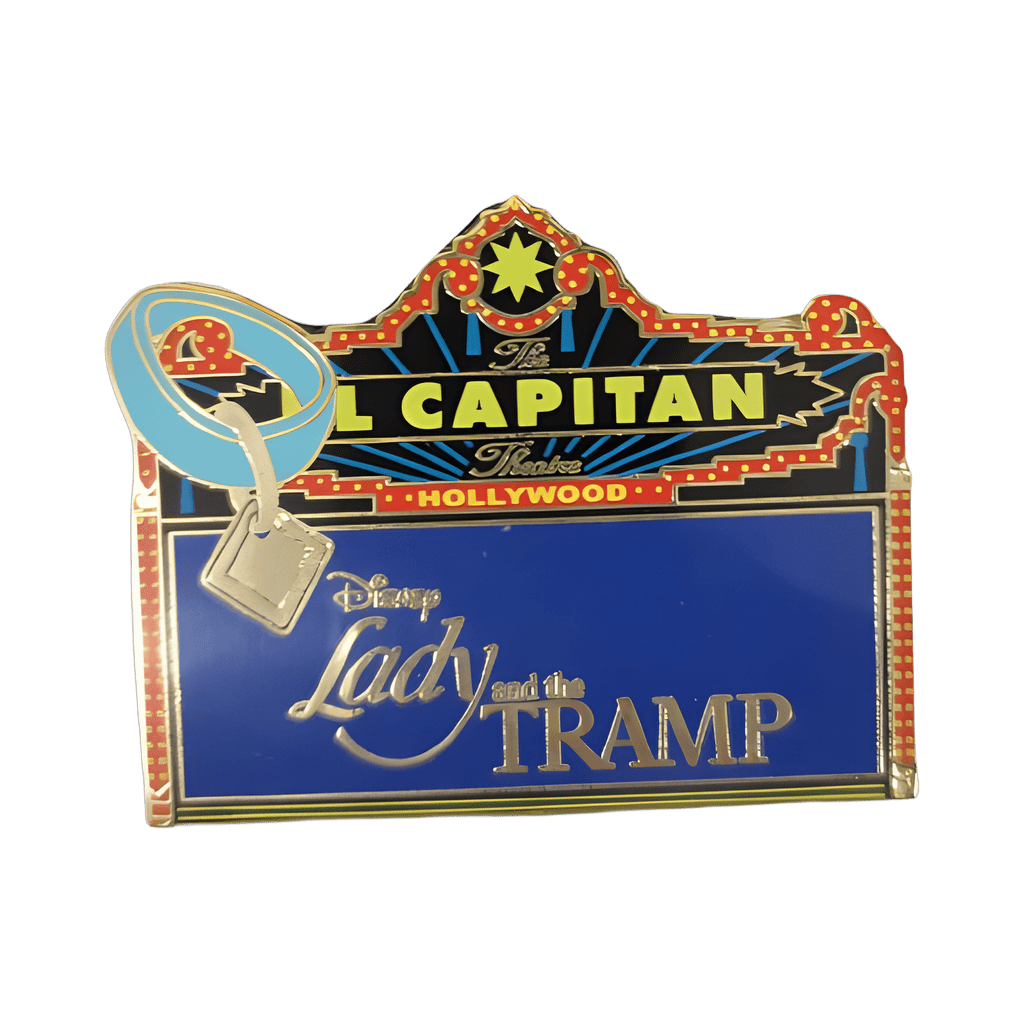 Lady and the Tramp Marquee Disney pin