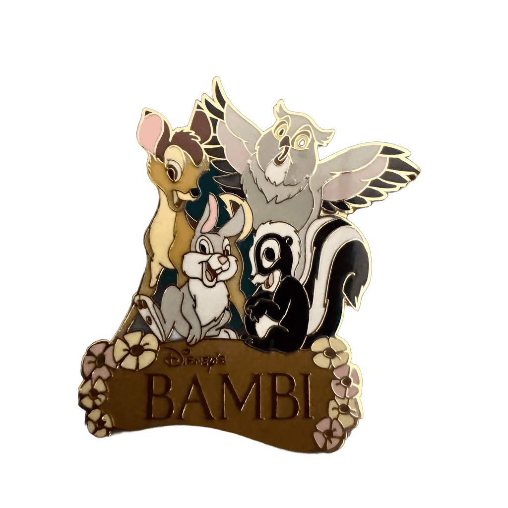Disney's Bambi Log Logo Disney pin