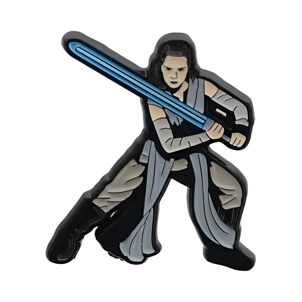 Rey - Holding Lightsaber Disney pin