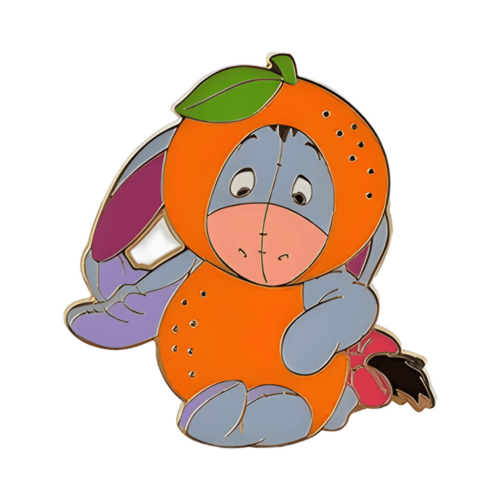 Eeyore - orange Disney pin