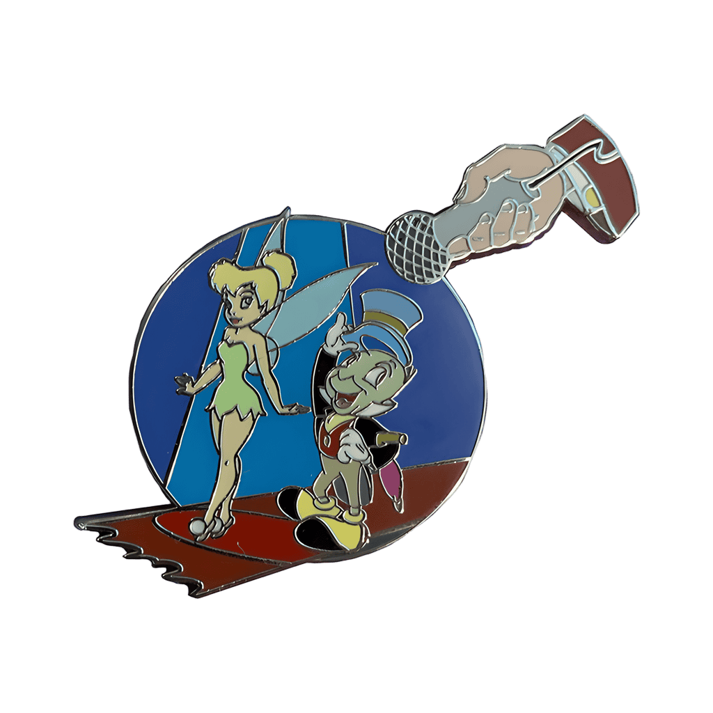 Tinker Bell and Jiminy Cricket Disney pin