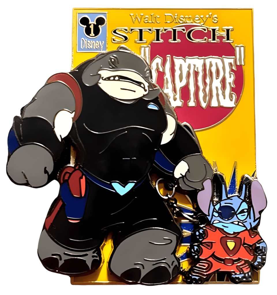 Stitch with Gantu - Capture Disney pin