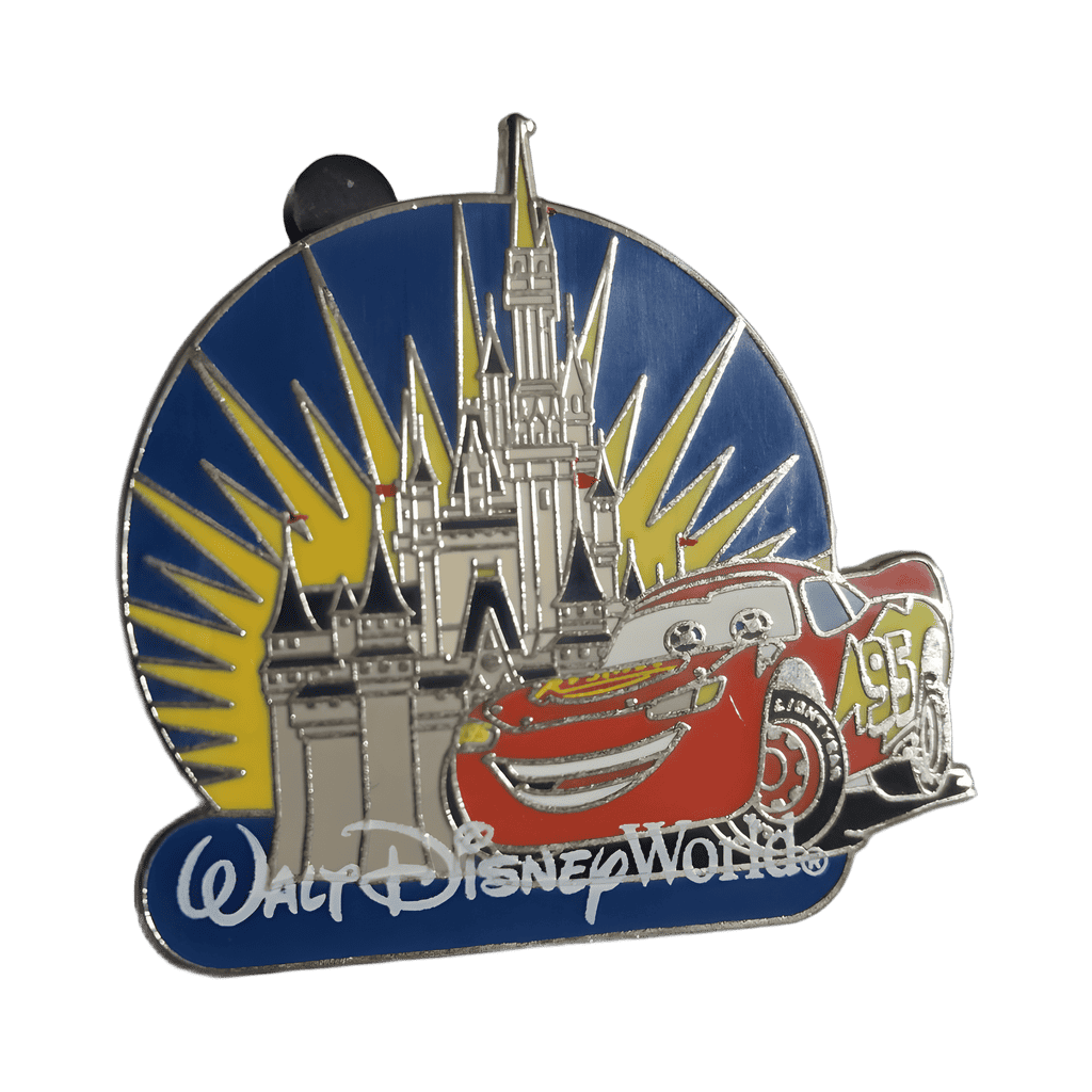 Lightning McQueen and Cinderella Castle Disney pin