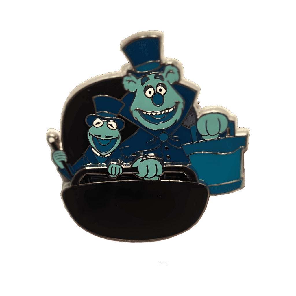 Muppets Haunted Mansion - Kermit and Fozzie as Hatbox Ghost Disney pin