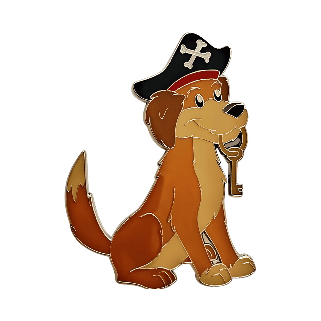 Pirates of the Caribbean - Dog with Key Disney pin