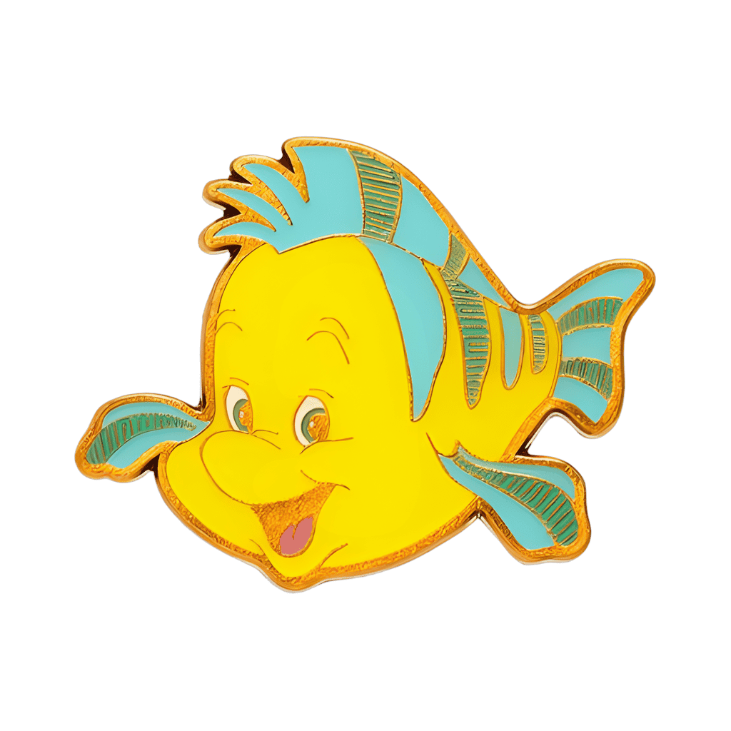 Flounder & Sebastian Pin Set - Founder Disney pin