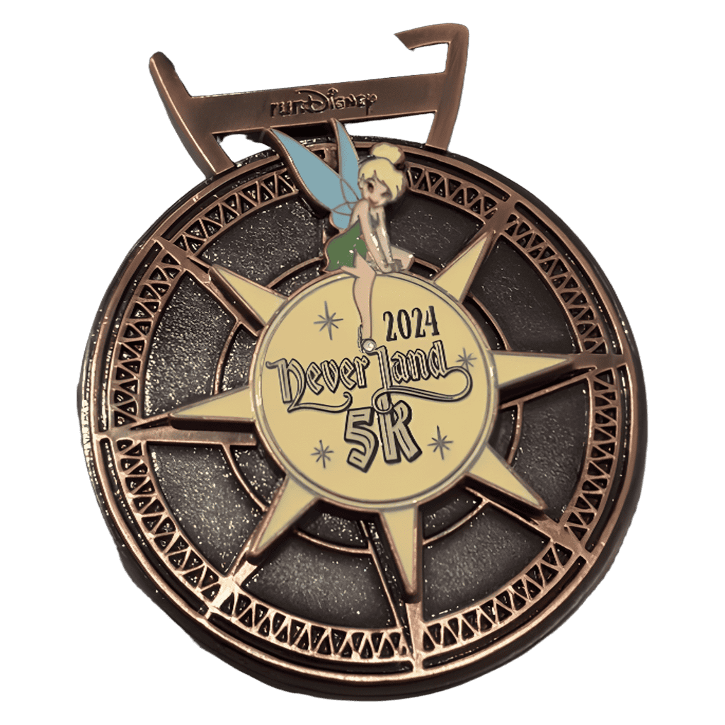 5k NeverLand Medal Replica Disney pin