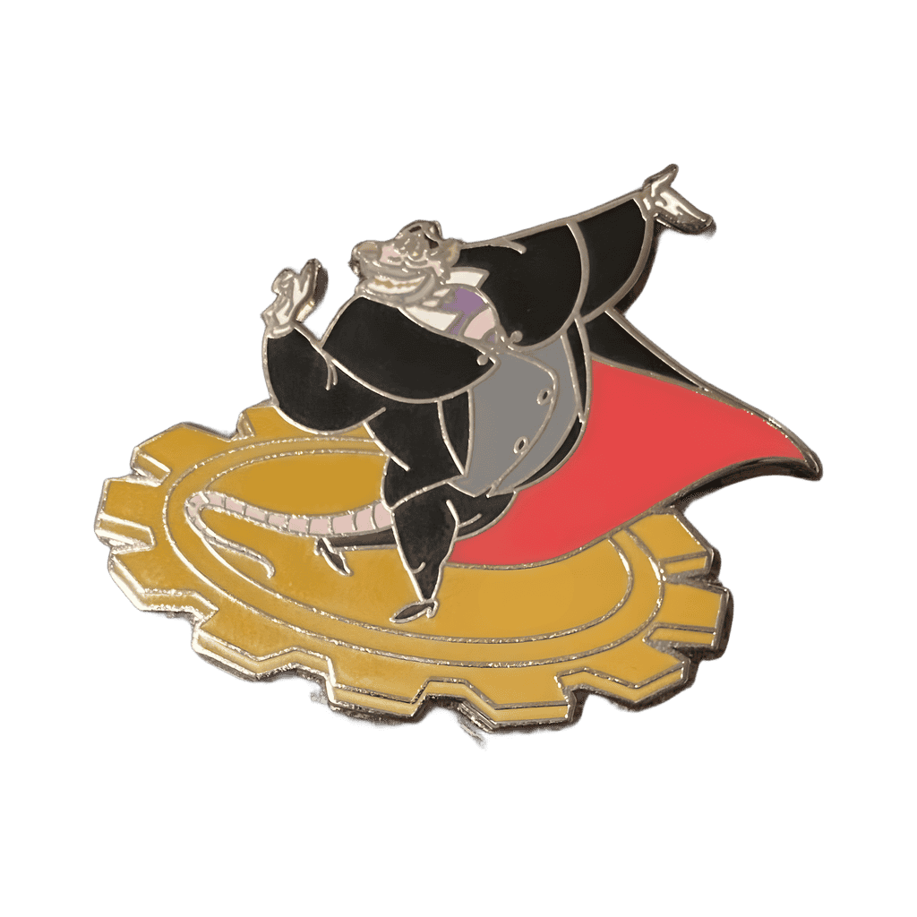 Ratigan Disney pin