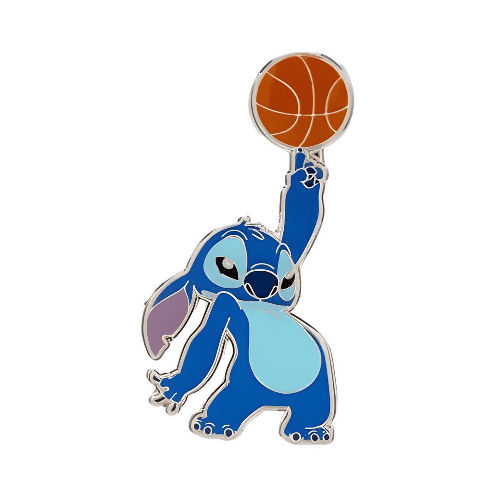 Basketball Stitch Disney pin