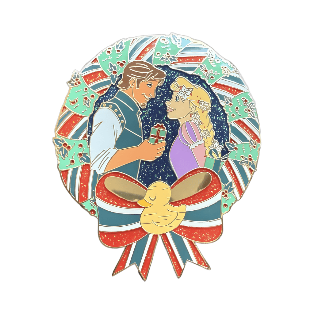 Tangled Christmas Wreath 2024 Disney pin