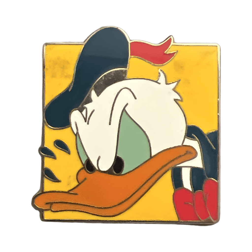 Angry Donald Duck Disney pin
