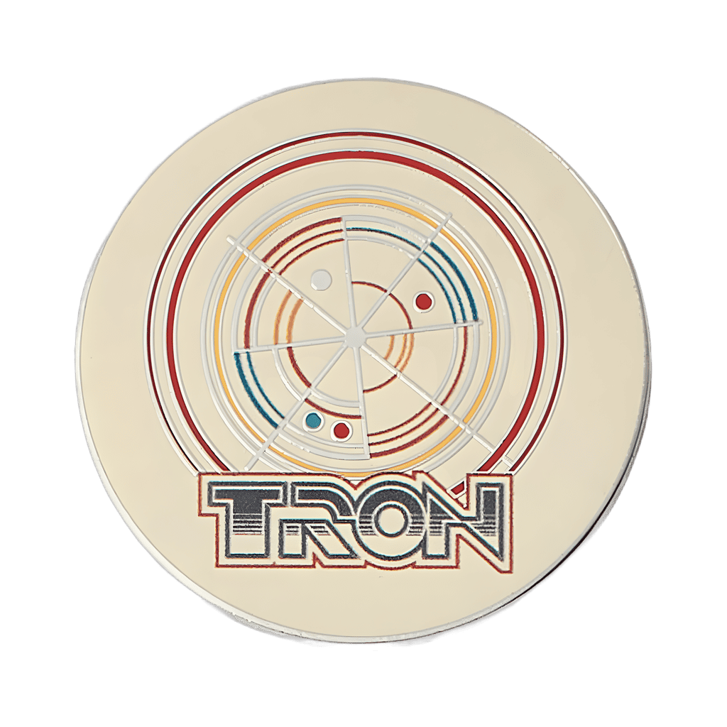 DS - Tron - 40th Anniversary Pin and Patch Set - Tron Identity Disc Disney pin