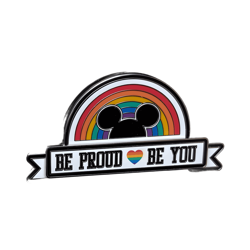 Be Proud Be You Rainbow Disney pin