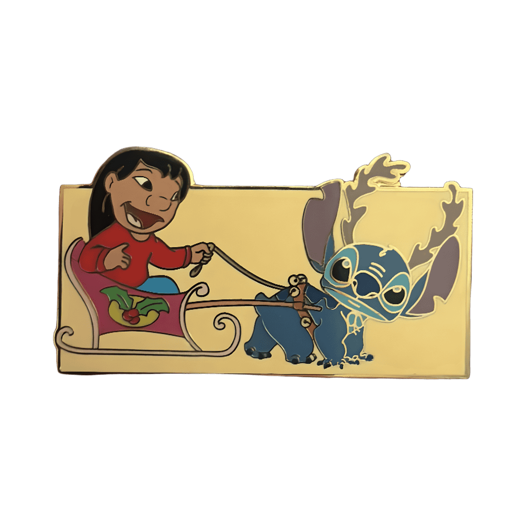Lilo and Stitch Christmas Sleigh Disney pin