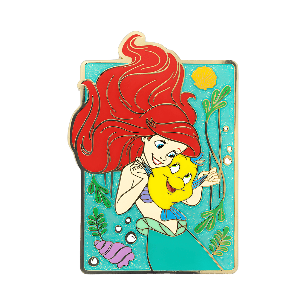 Ariel & Flounder Disney pin