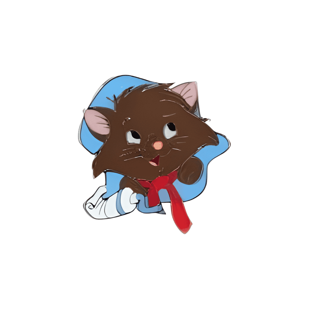 Berlioz with Red Bow Disney pin