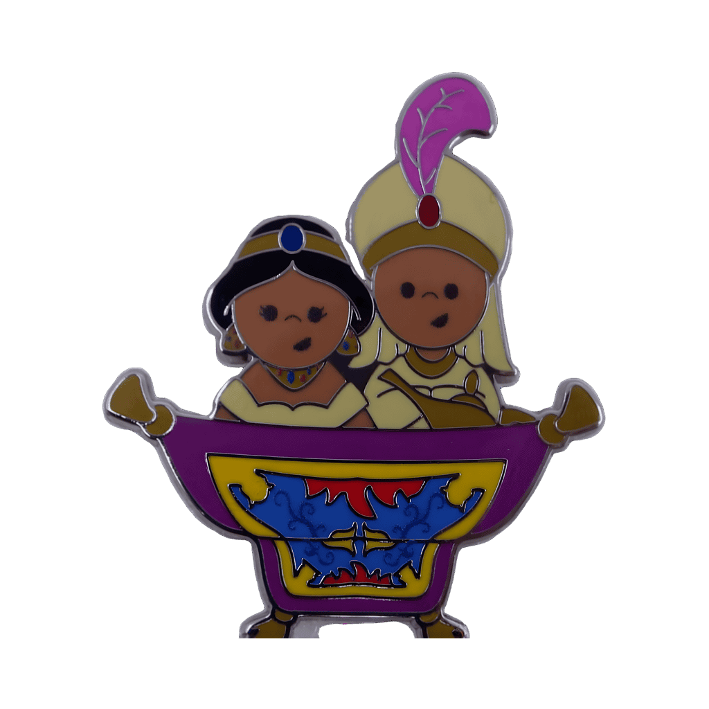 it's a small world Disney Characters Boxed Set — Jasmine and Aladdin Disney pin