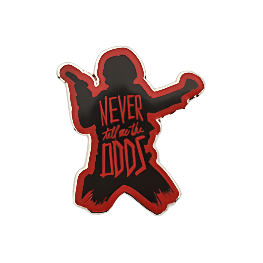 Never Tell Me the Odds (Han Solo Silhouette) Disney pin