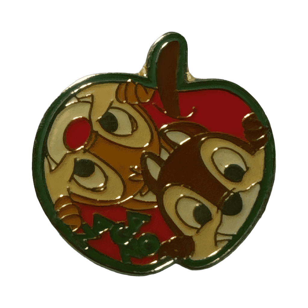 Nagano Chip and Dale Apple Disney pin