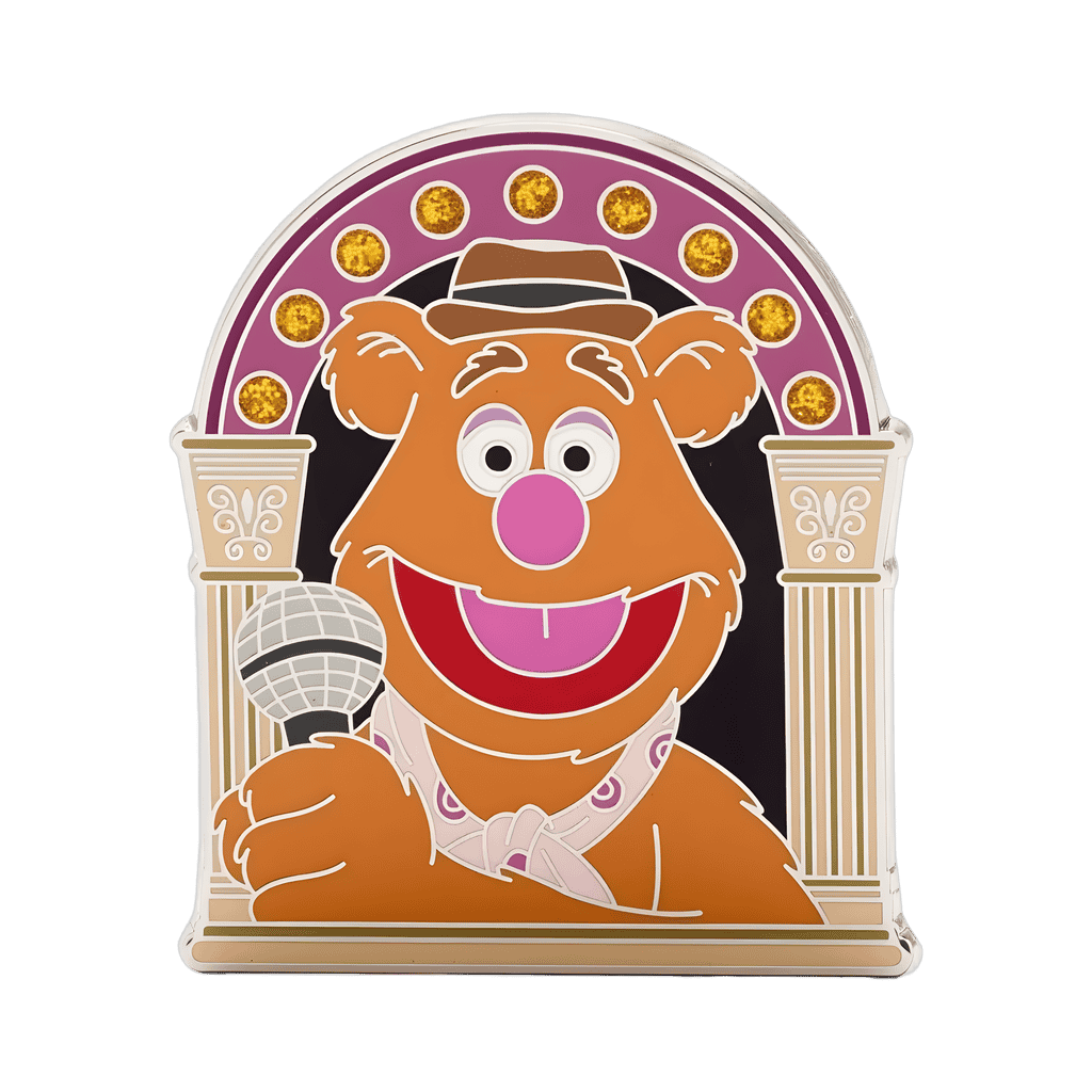Fozzie with Mic in Frame Disney pin