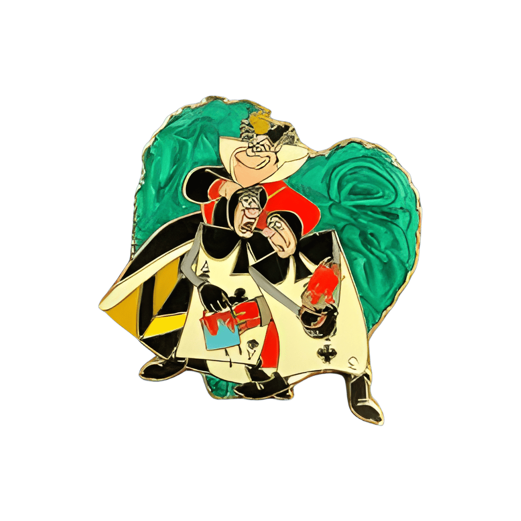 Queen of Hearts with Painting Card Guards Disney pin