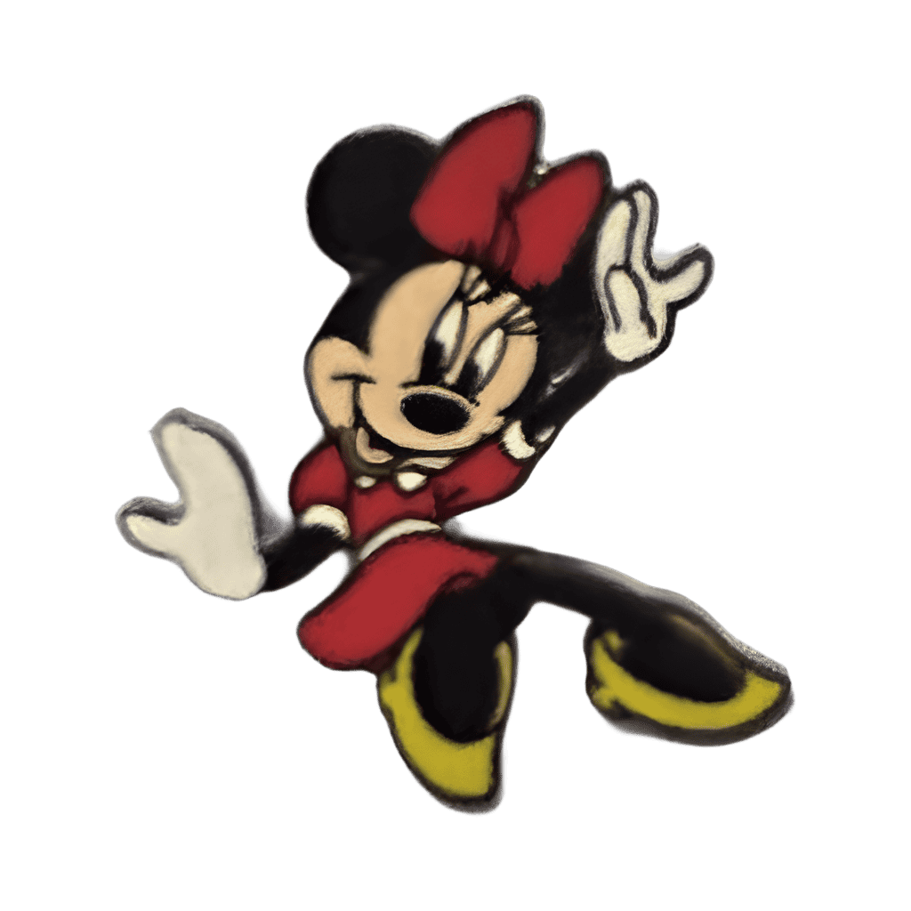 Minnie Sitting and Waving Disney pin