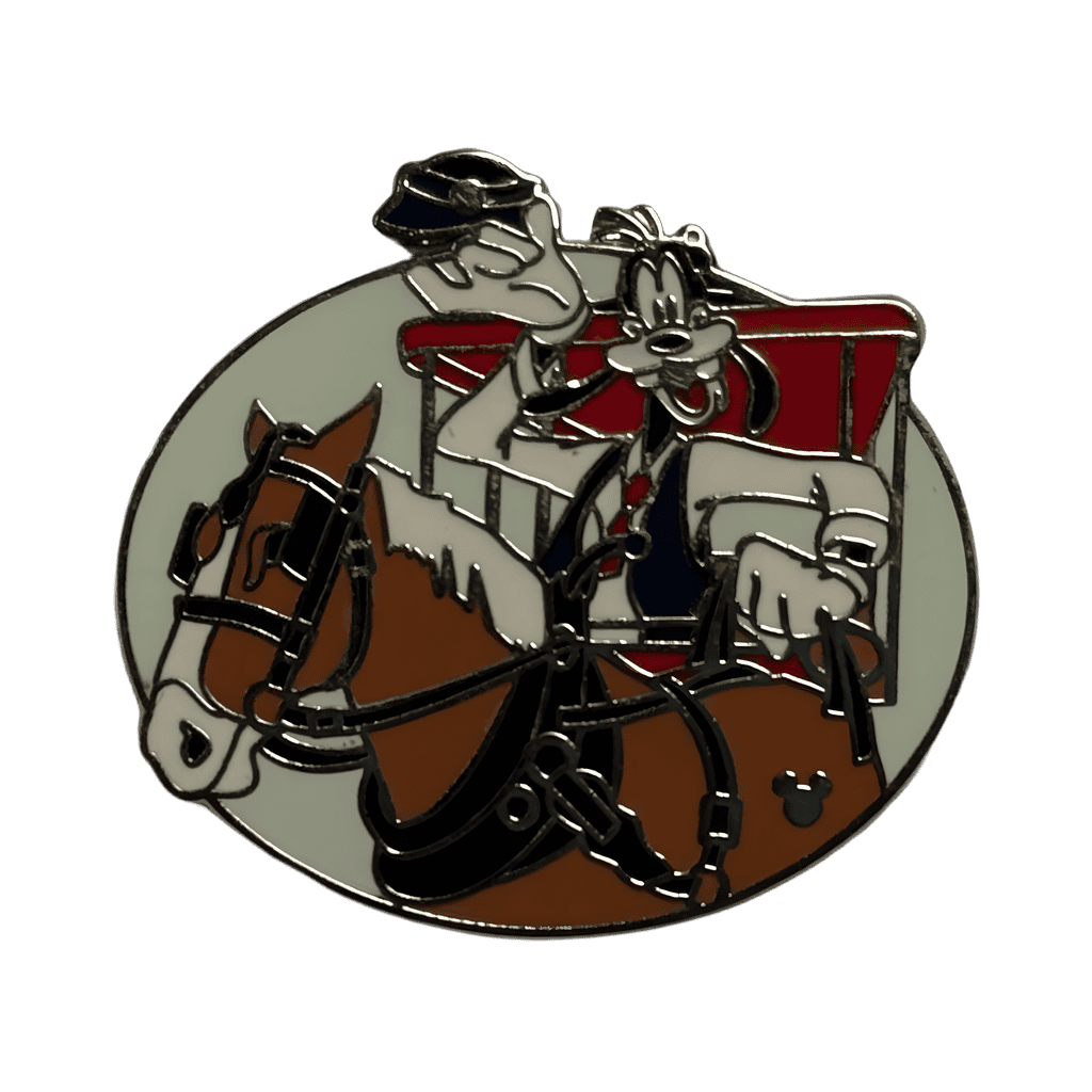 Goofy Horse Drawn Trolly Disney pin