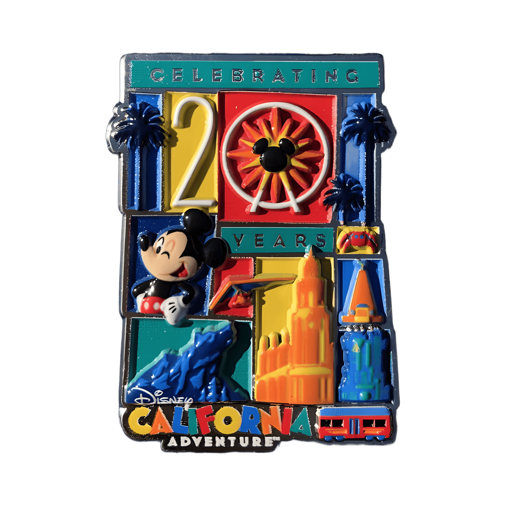20th Anniversary - Winking Mickey Mouse Disney pin