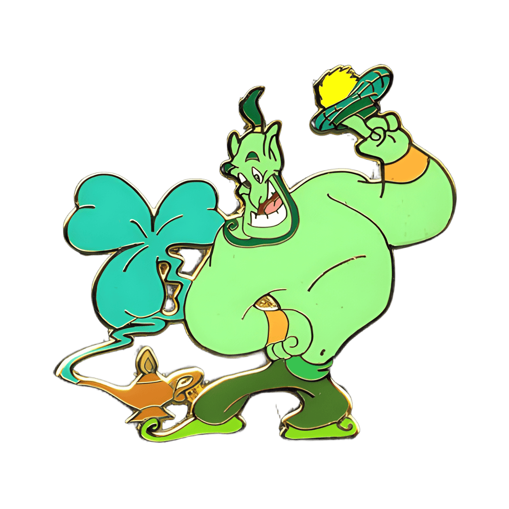 Green Genie Disney pin