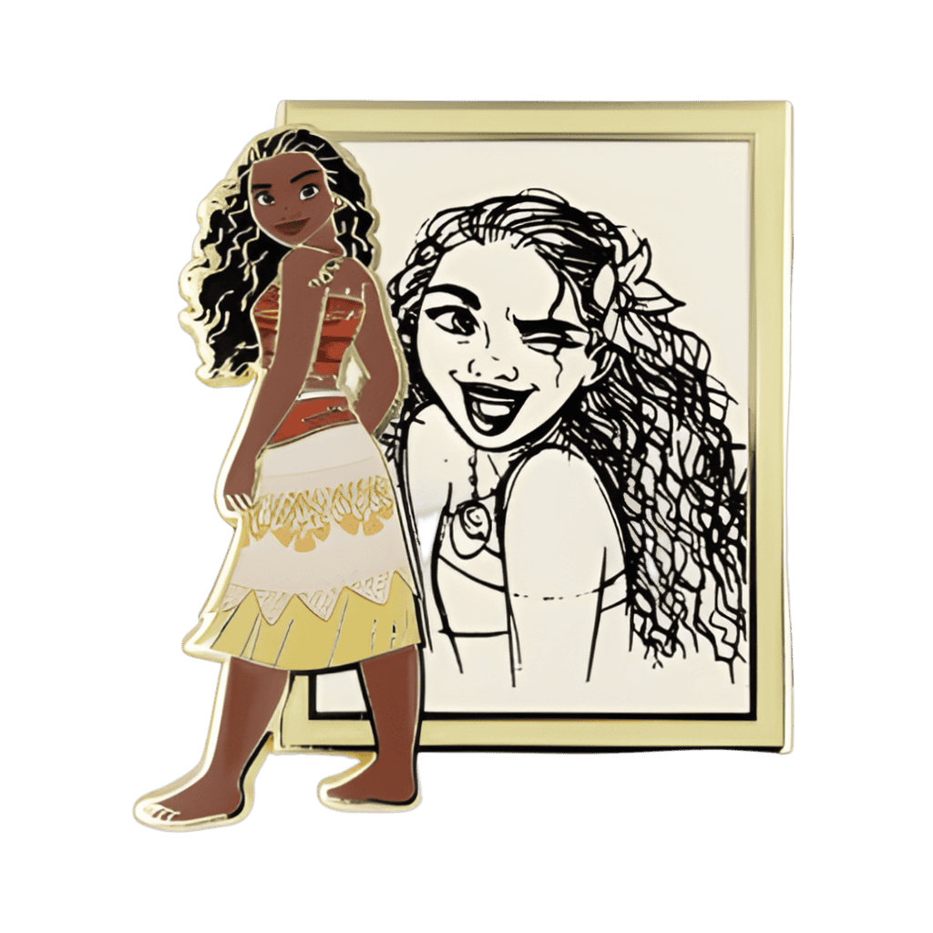 Moana PALM Princess Royal Illustrations Disney pin