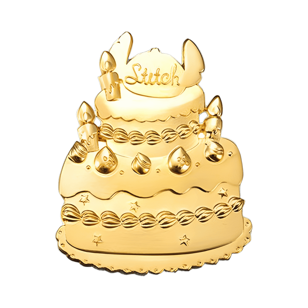 Stitch Golden cake Disney pin