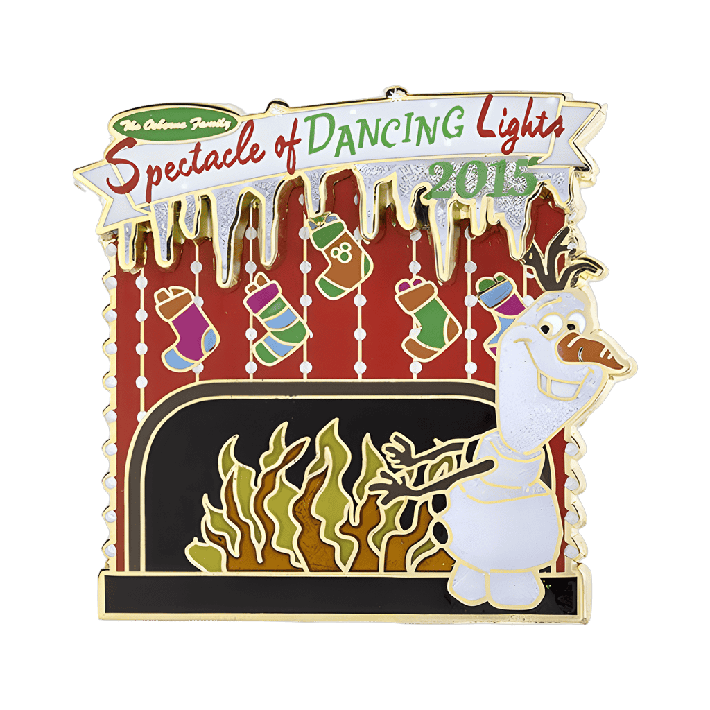 2015 - Olaf and Fireplace Disney pin